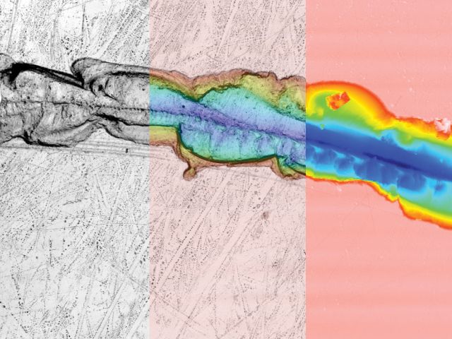 失效分析，手機顯示屏上磨損測量